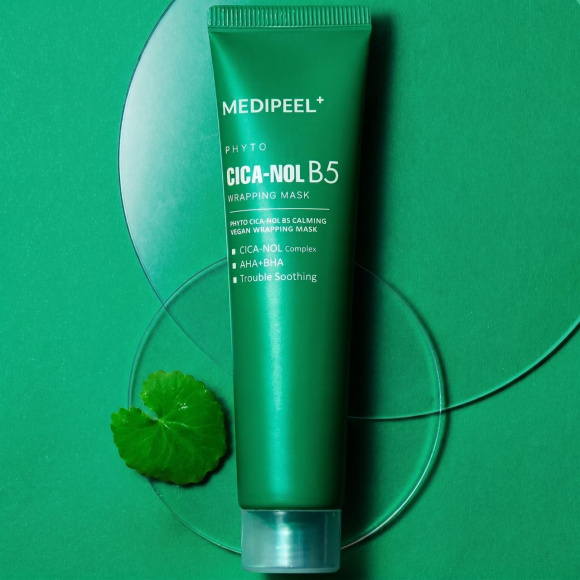 Успокаивающая маска‑пленка с&nbsp;центеллой MEDIPEEL⁺ Phyto Cica‑Nol B5 Calming Vegan Wrapping Mask (70мл) | Ecoplace