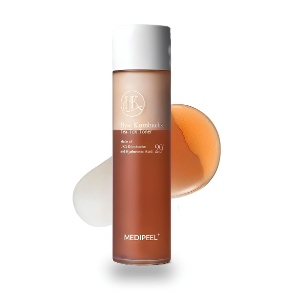 Тонер с&nbsp;комбучей и&nbsp;липосомальными церамидами MEDIPEEL⁺ Hyal Kombucha Tea‑Tox Toner (150мл) | Ecoplace