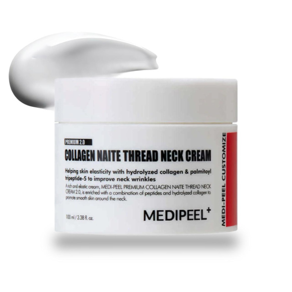 Моделирующий крем для&nbsp;шеи и&nbsp;декольте MEDIPEEL⁺ Premium Collagen Naite Thread Neck Cream 2.0 (100мл) | Ecoplace