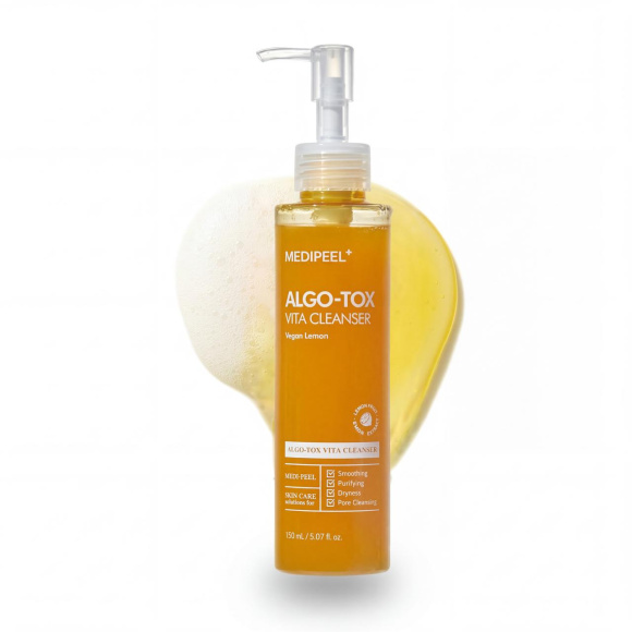 Глубокоочищающий гель с&nbsp;витаминным комплексом MEDIPEEL⁺ Algo‑Tox Vita Cleanser (150мл) | Ecoplace
