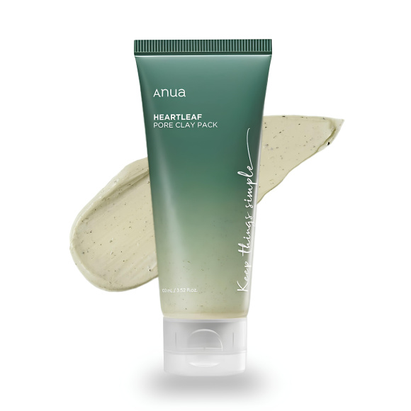Очищающая глиняная маска с&nbsp;экстрактом хауттюйнии ANUA Heartleaf Pore Clay Pack (100мл) | Ecoplace