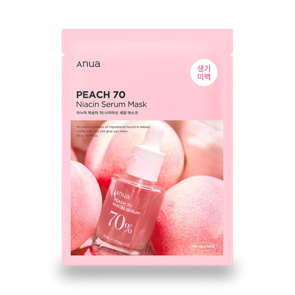 ANUA Peach 70 Niacin Serum Mask (25ml) | Ecoplace