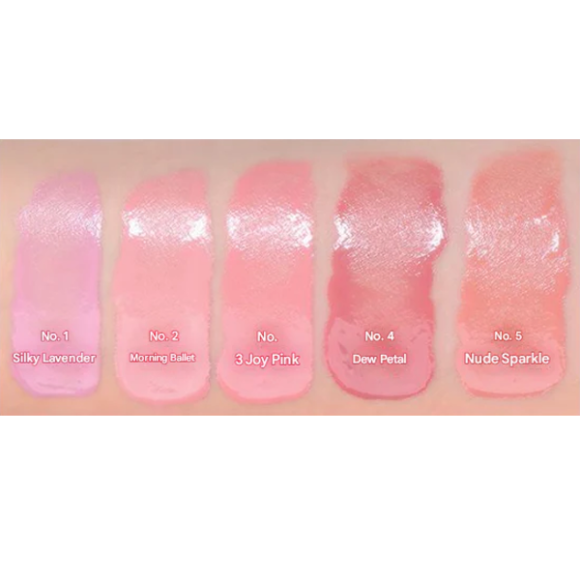 WAKEMAKE Sheer Glow Liquid Blusher + Finger Puff Set (7g) | Ecoplace