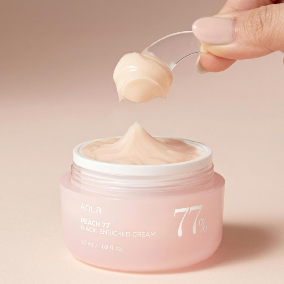 Крем для&nbsp;лица с&nbsp;экстрактом персика ANUA Niacin Enriched Cream (50 мл) | Ecoplace