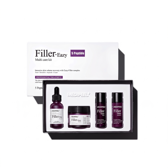 discount Набор ухода с&nbsp;филлер‑эффектом MEDIPEEL⁺ Eazy Filler Multi Care Kit&nbsp;(30мл+30мл+30мл+50мл) | Ecoplace