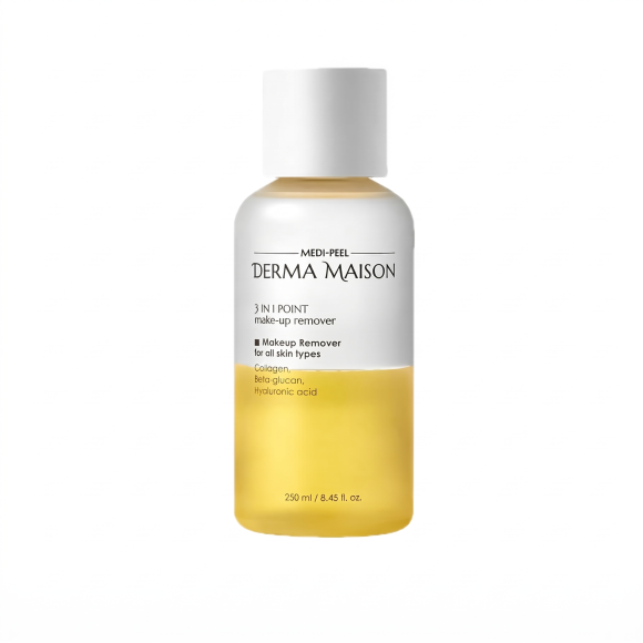 discount Средство 3 в&nbsp;1 для&nbsp;снятия макияжа MEDIPEEL⁺ Derma Maison 3 in&nbsp;1 Point Makeup Remover (250мл) | Ecoplace