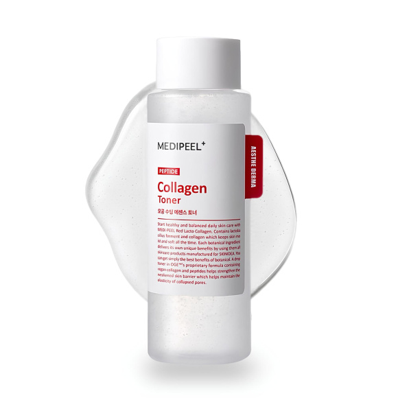MEDIPEEL⁺ Red&nbsp;Lacto Collagen Soothing Essence Toner (200ml) | Ecoplace