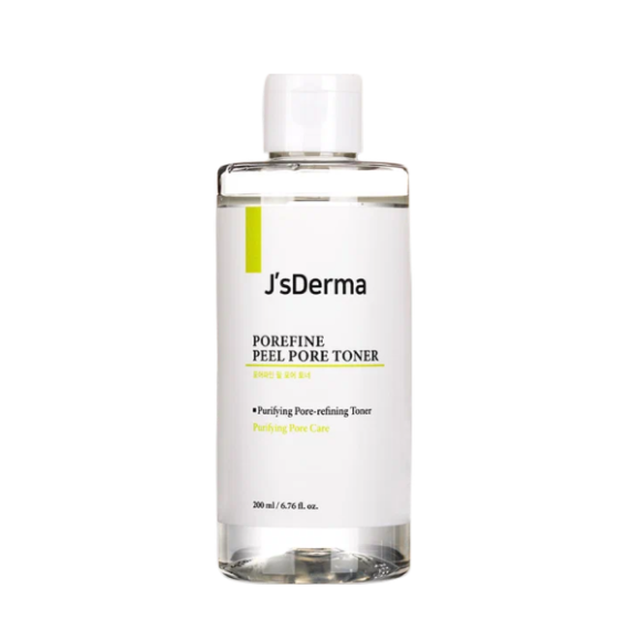 JsDERMA Porefine Peel Pore Toner Glycolic Acid 1% Toner (200ml) | Ecoplace