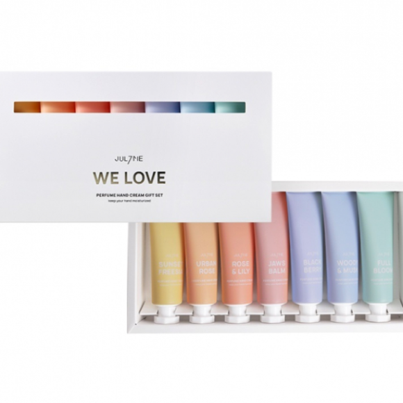 JUL7ME Perfume Hand Cream Gift Set We Love (30ml*7) | Ecoplace