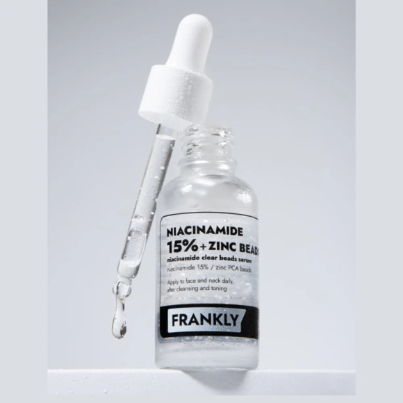 FRANKLY Niacinamide 15% + Zinc Beads Serum (30ml) | Ecoplace