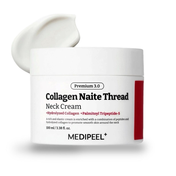 Крем для&nbsp;шеи и&nbsp;декольте MEDIPEEL⁺ Premium 3.0 Collagen Naite Thread Neck Cream (100мл) | Ecoplace